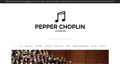 Desktop Screenshot of pepperchoplin.com