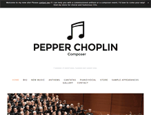 Tablet Screenshot of pepperchoplin.com